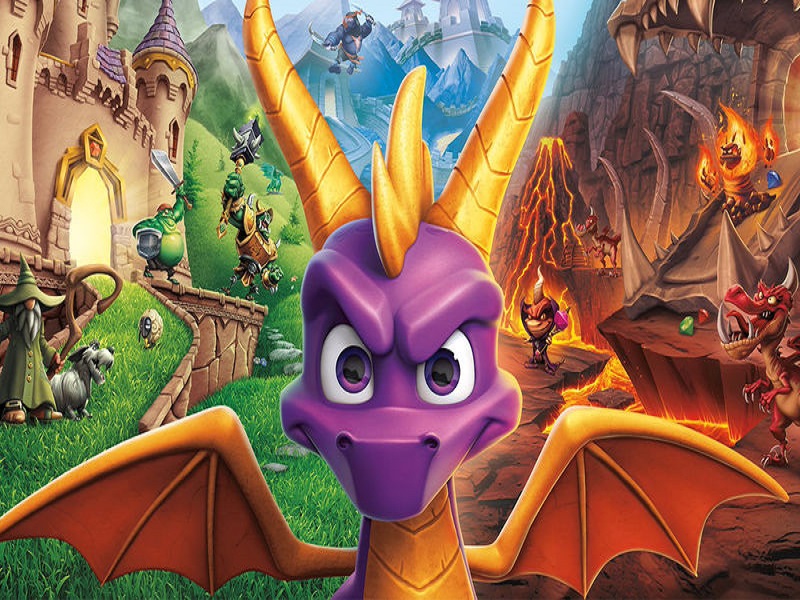 flame and spyro